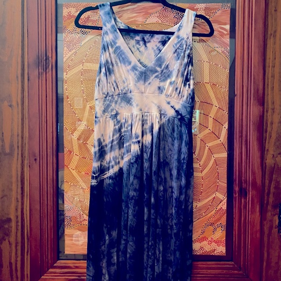 Boston Proper Dresses & Skirts - Summer blue and white maxi dress